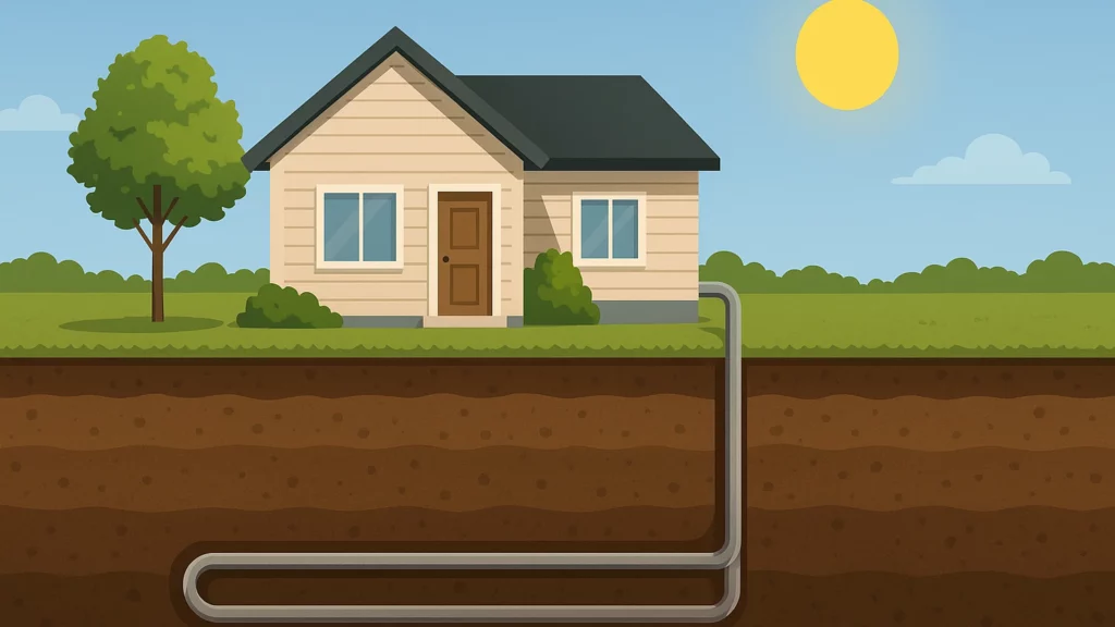 Schéma d'un puits canadien